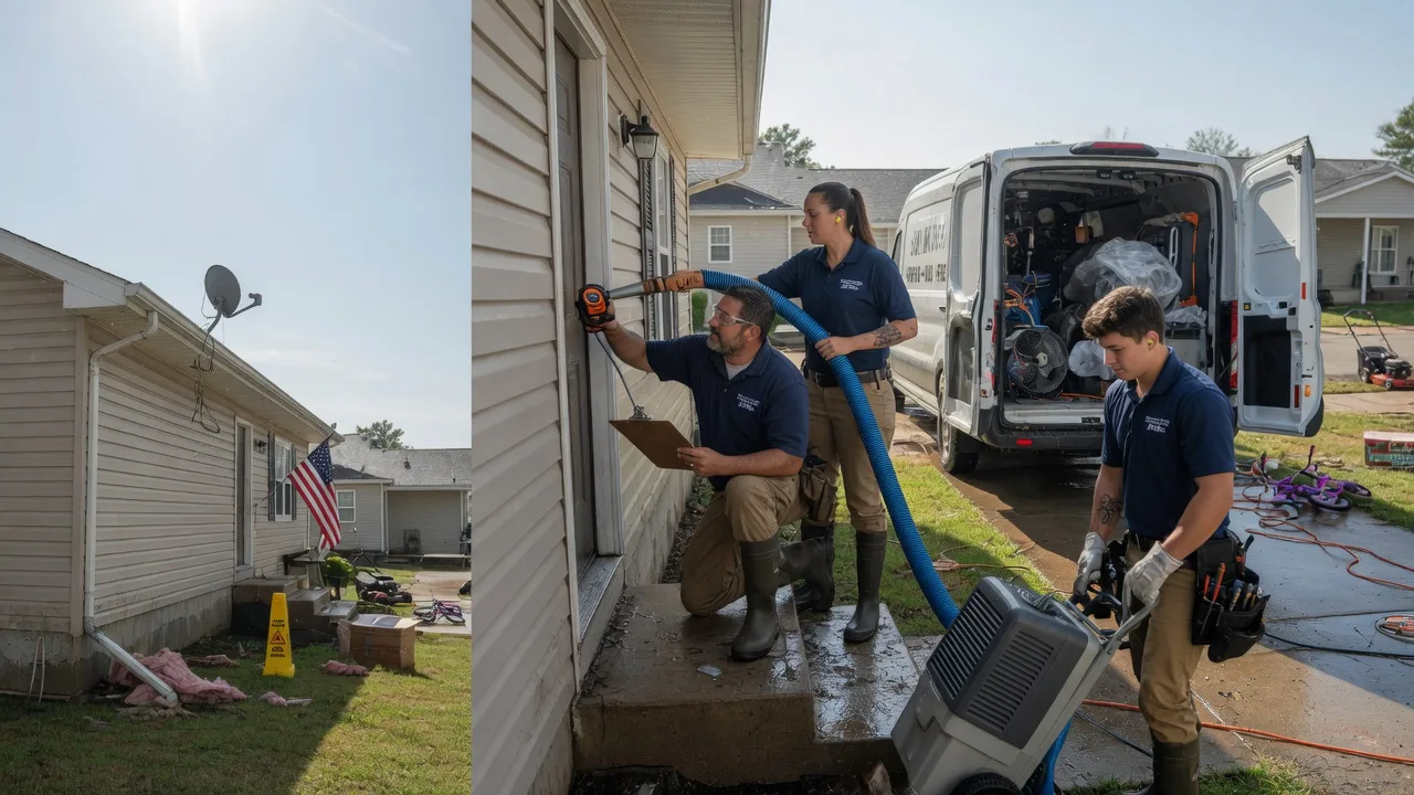 Ceiling Water Damage Restoration in Metamora, OH near me